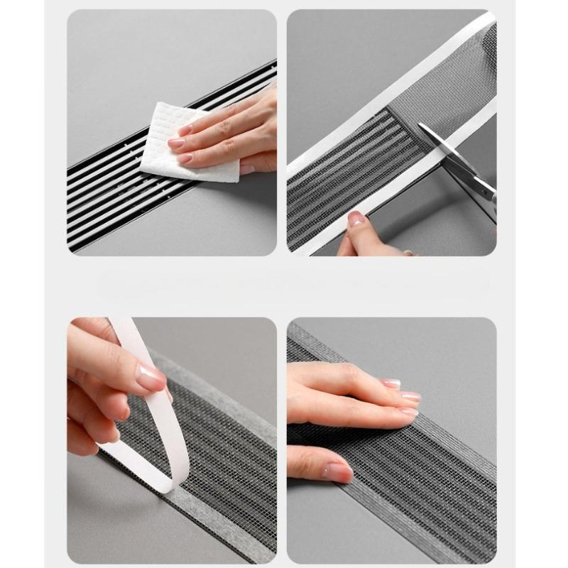 Ремонтная лента для окон и дверей, Клейкая заплатка для заделки разрывов, дыр, порезов, Самоклеящаяся сетчатая пленка для ремонта москитных сеток