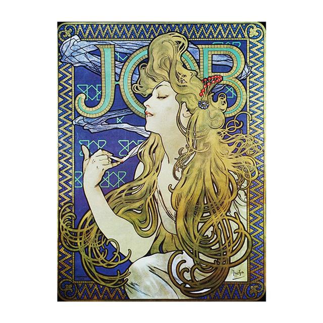 Винтажные женские холсты с Альфонсом Муха, художественные постеры и картины на холсте с принтом, настенные картины для гостиной, украшения дома, без рамки