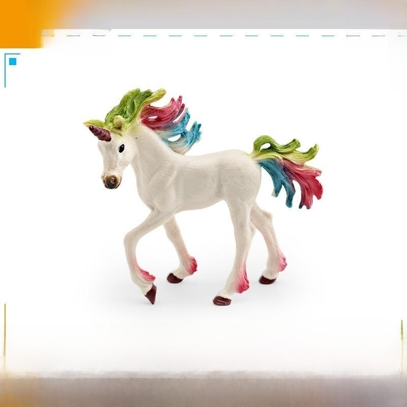 Unicorn Figurine Collectible Pvc Model For Kids Fantasy Animal Decor Play Toy