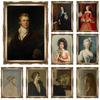 Vintage Historical Aristocratic Figure Portrait Posters and Prints Canvas Printing Wall Art Picture for Living Room Home Decor