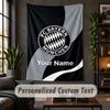 Personalized Wall Tapestry,Bayern Munich Custom Text, Soft Fabric Wall Art For Indoor Decoration
