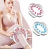 Handheld Annular Leg Clamp Massager 12 Wheel Abdominal Muscles Massager  Yoga Fitness