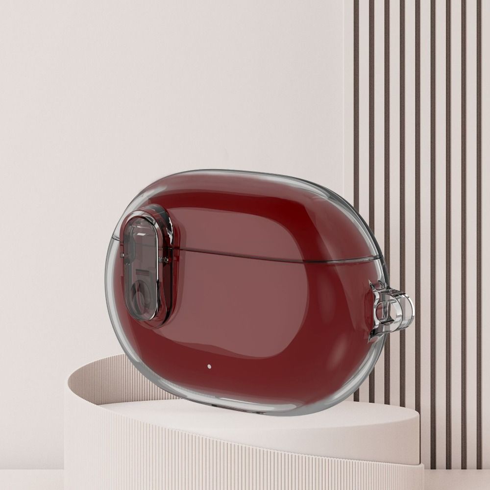 TPU Earphone Protective Case Transparent Lock Catch Earphone Soft Cover Dustproof Soft for Beats Studio Buds/Buds+