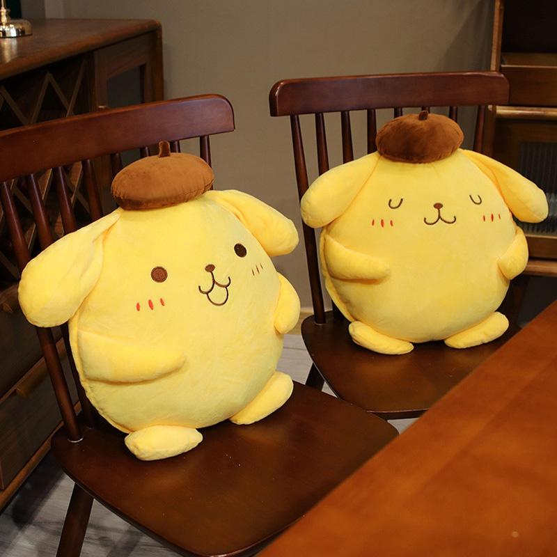 Милая плюшевая игрушка-собака-пудинг, подушка для дивана для офисного сна и одеяло для кондиционирования воздуха