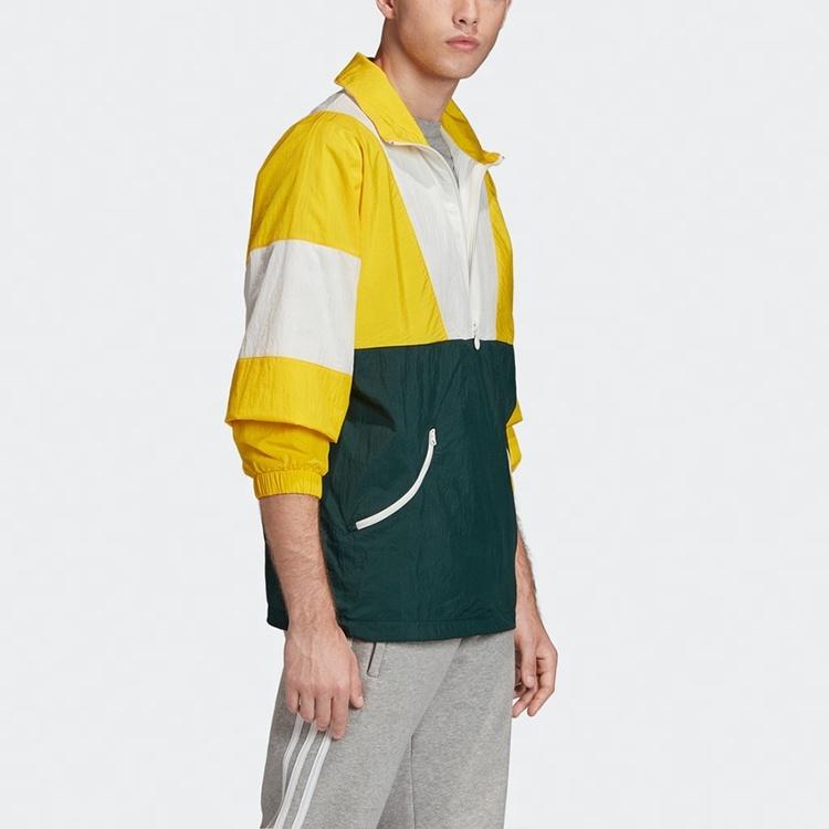 adidas Спортивная куртка Originals Super Colorblock Logo с молнией до середины Желтая Мужская FM2202