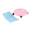 Abs Fitness Trainer Disc 4 Rollers Quiet Smoothing Gliding Abdominal Workout Slider Disc