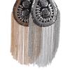 British Style Brooch Small Suit Shoulder Strap Multi Tassel Rivet Epaulet Epaulette