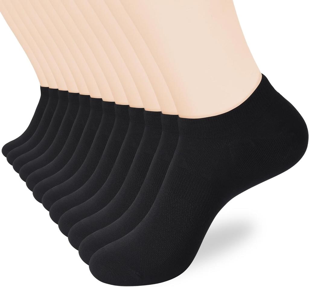 Носки Женские тонкие спортивные беговые легкие носки с низким вырезом, 6 пар