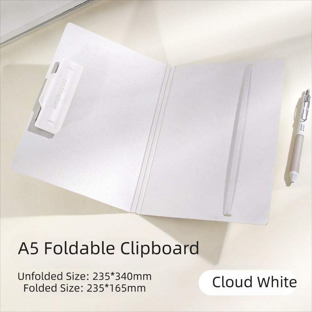 Waterproof A5 Clipboard Folder PP Material Elastic Strap File Folder A5 Folding Folder Schools