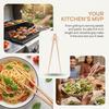 Wooden Bread Tongs Reusable Snack Clip Grilling Accessory Baking Clip  Cooking Preparation