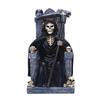 Death Skull Head Statue Carving Horror Home Table Decorative Craft Human Resin Bone Skeletons Sculpture Halloween Ornaments Gift