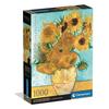 Puzzle - CLEMENTONI - Van Gogh - Tournesols - 1000 pièces - Poster Inclus - 50x70 cm