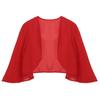 Womens 3/4 Sleeve Chiffon Cardigan Bolero Elegant Summer Ladies Wedding Wraps Shrug Bridal Shawl Evening Cover Up