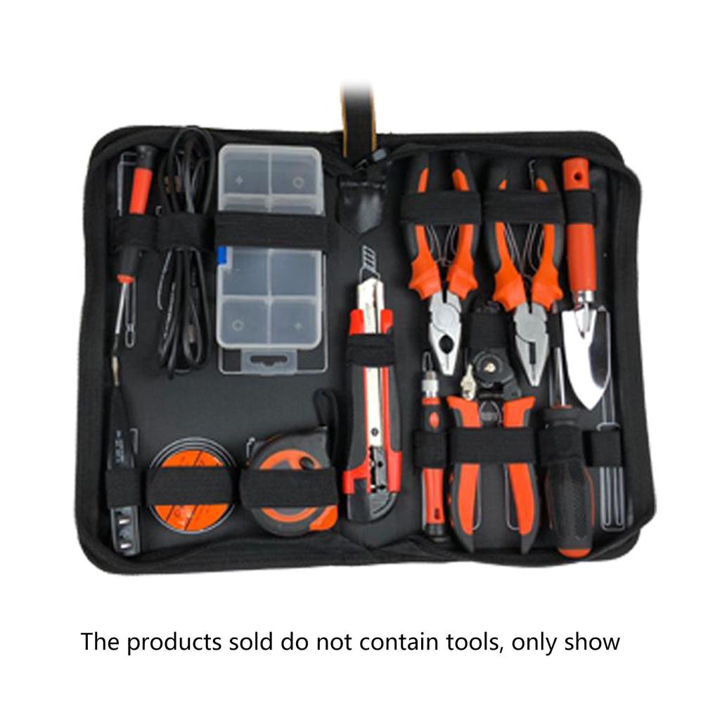 Electrician Tool Pouch with Pocket, Built-in Hard Plate Designed for Professional Electricians and Repair Technicians