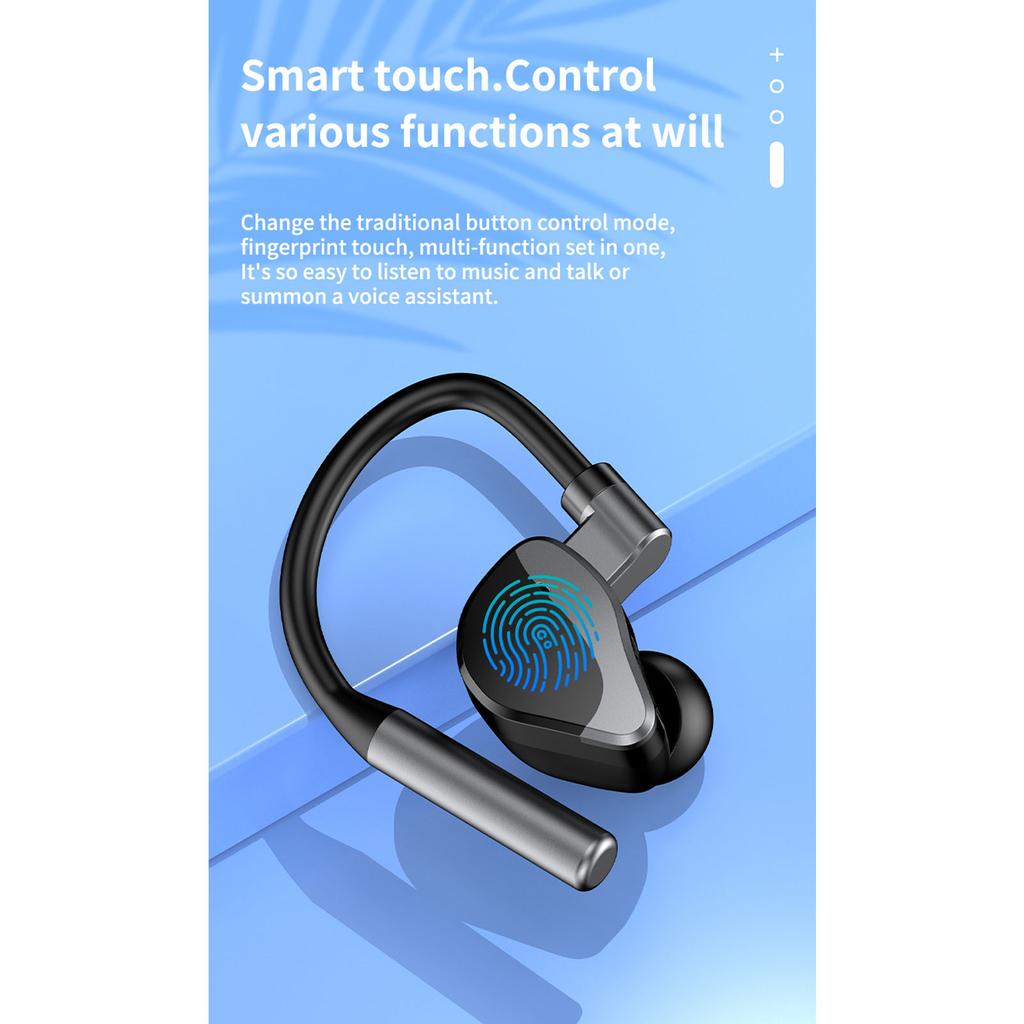 Беспроводные наушники L15 Стереогарнитура Совместимая с Bluetooth 5.2 Водонепроницаемая Гарнитура с Микрофоном на Заушине Заушина