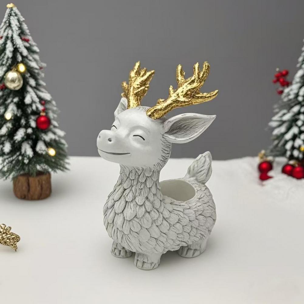 Керамический горшок-олень для комнатных и уличных растений Декор Милое Животное Суккулентный Цветочный Горшок Контейнер для Растений Собака