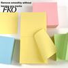 Foldable Stick Notes Notes, 3x3in Self-Stick Note Pads, 300 Sheets Adhesive School Paper Memo Pads for Reminder, Office, Supplies