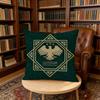Flag Logo Eagle Syrian New 2025 cushion cover Home Office Birthday Anniversary Gifts Soft Skin Friendly Cushion Cover