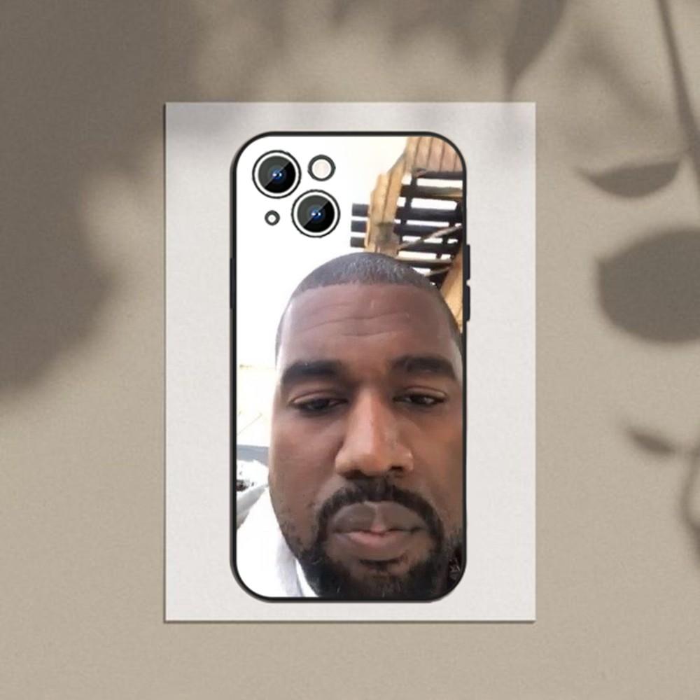 Funny Kanye West Ye Phone Case Phone Case For Apple iPhone 15,14,13,12,11,XS,XR,X,8,7,Pro,Max,Plus,mini Silicone Black Cover