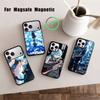 Чехол для телефона 'Я переродился в слизь' для iPhone 17, 16, 15, 14, 13, 12, 11 Plus, Pro, магнитный, для Magsafe, беспроводной зарядки