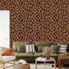 Animal Skin Wallpaper Rust, Gold and Orange 50x1000