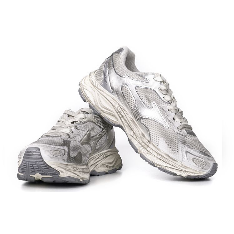 Mizuno Кроссовки Racer S Vintage Grey Silver Unisex D1GH223518