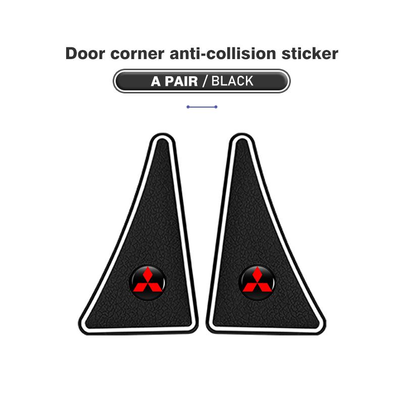 2pcs PVC Car Door Edge Protector Sticker Anti Collision Anti-scratch Accessories For Mitsubishi Outlander Lancer L200 ASX Pajero