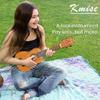 Kmise Soprano Ukulele for Students and Beginners, 21-inch, with Tuner and Bag for Music Lovers