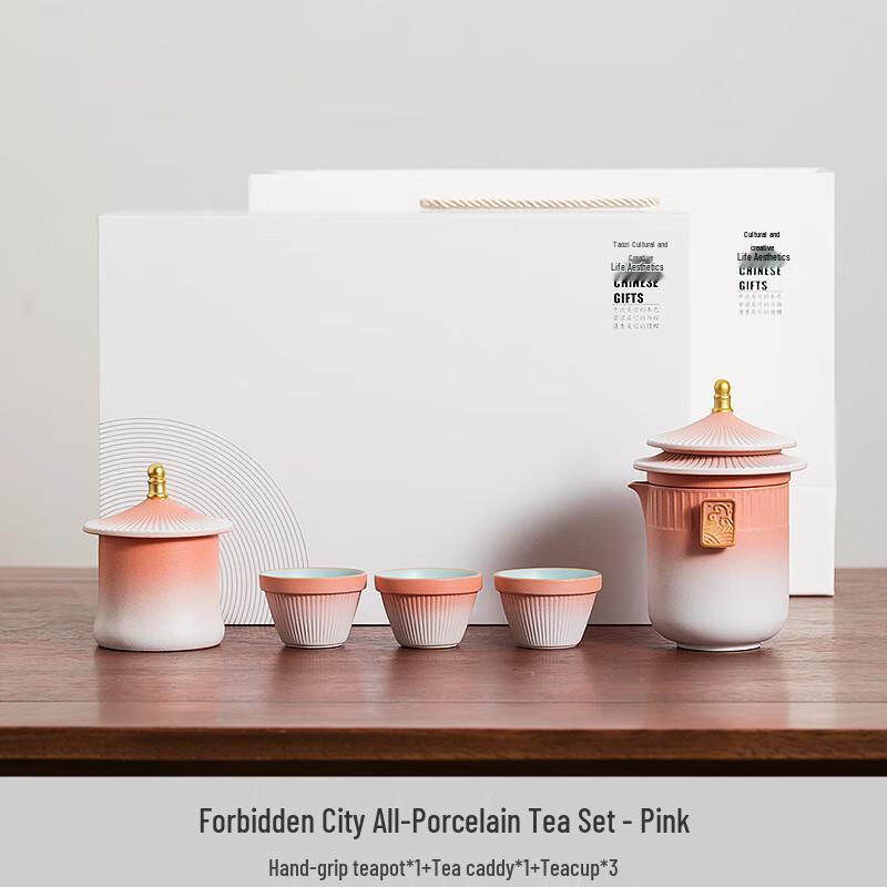 SHIJIANA Palace Style Portable Travel Tea Set