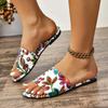 Shoes Female  High Quality Plus Size Women's Slippers Outdoor Beach Slippers Women Print Flat with Open Toe Women's Sandals