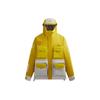 Kith X Columbia Collaboration SS24 Color Block Outdoor Hooded Long Sleeve Work Jacket With Multiple Pockets Unisex Jacket White Yellow 2103971-704