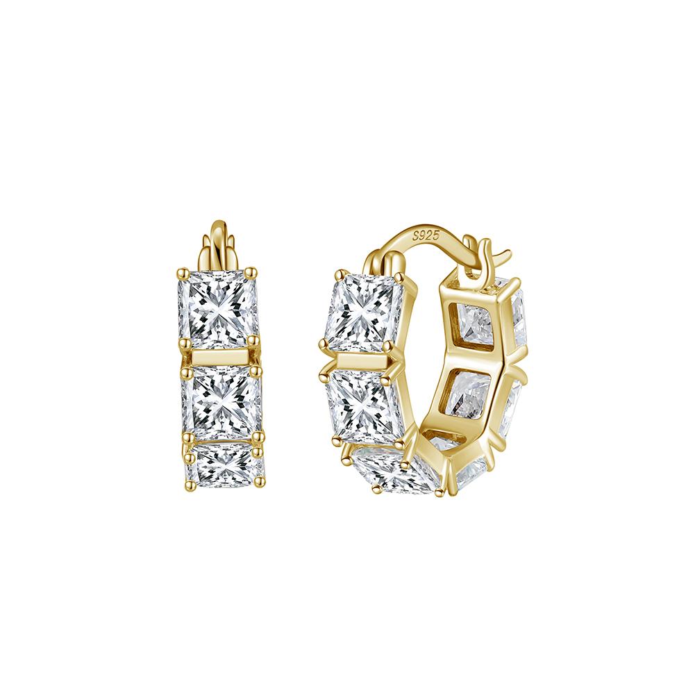 ORSA JEWELS Роскошные серьги-кольца из стерлингового серебра 925 пробы, 5 мм, цвет D, муассанит, бриллиант, для женщин, серьги с муассанитом, ювелирные изделия MOE20