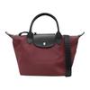 LONGCHAMP Le Pliage Energy Recycled Nylon Canvas Dumpling Bag Handbag Small Womens Burgundy