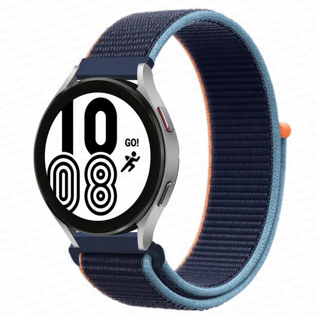 Band For Samsung Galaxy Watch 4 3 Classic 5 Pro Active 2/Gear S3 Nylon Loop Correa Bracelet Huawei Watch GT 2 3 Strap 22mm 20mm