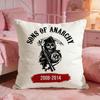 Drama SSons of Anarchys Cushion Cover Premium Comfort Reversible Pillow Cove Two in One Design for Any Room  Car Interior