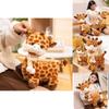 Cute Giraffe Plush Doll High Quality Short Plush Stuffed Animal Scarf Toy For Children