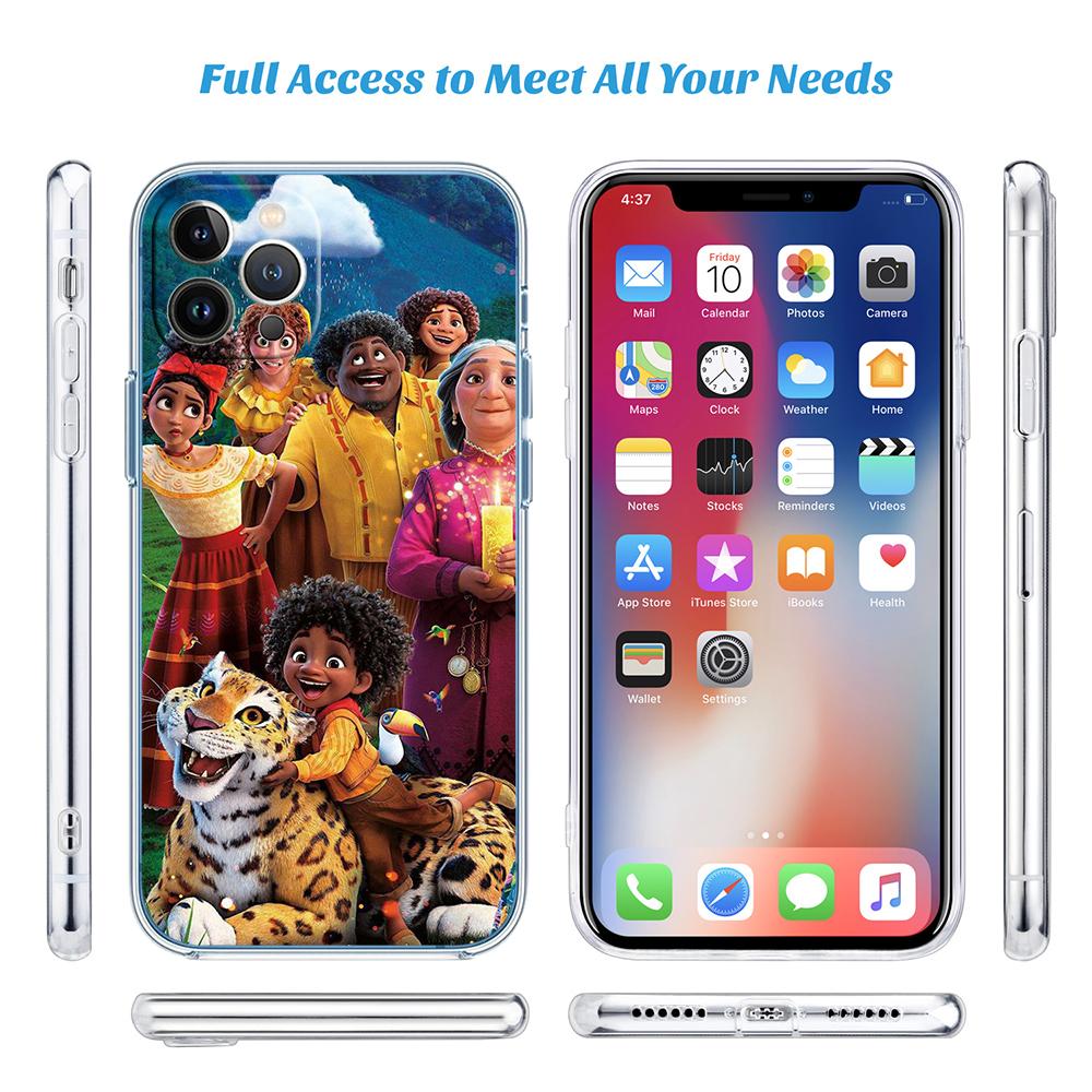 CJ49 Encanto Disney Soft Shell Transparent Phone Case for Samsung Galaxy A04 A04S A14 A23 A34 A54 M23 M33 M52 M53