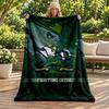Fighting Irish blanket Flannel Blanket Soft Cozy Plush Throw for Sofa Bed Lightweight Home Decoration Gifts for Christmas various holidays