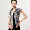 100% Mulberry Silk Printed Square Scarf Shawl for Women