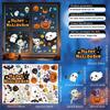 Cute cartoon Halloween window sticker children dress up pumpkin ghost bat static glass decorative sticker
