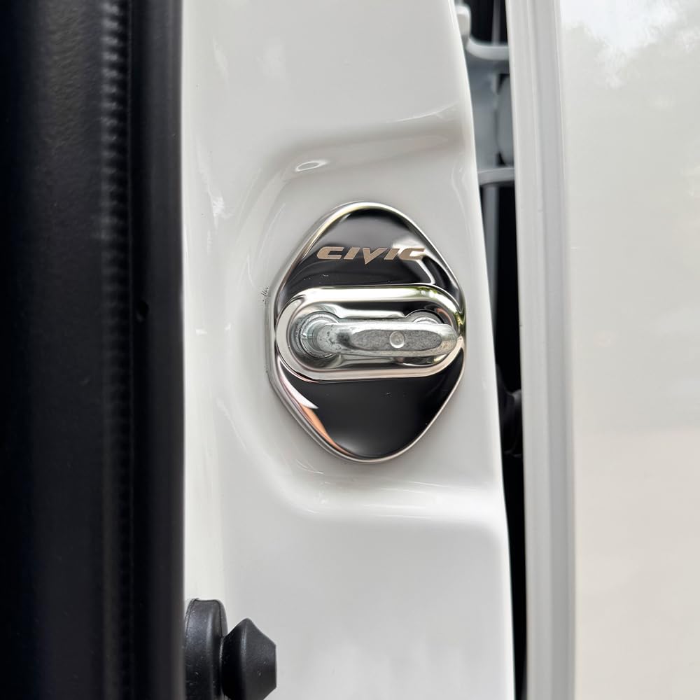 ТАДОКАПАТУ Honda Civic 11-го поколения FL1 Накладка на защелку Накладка на дверной замок Хромированные аксессуары Интерьер
