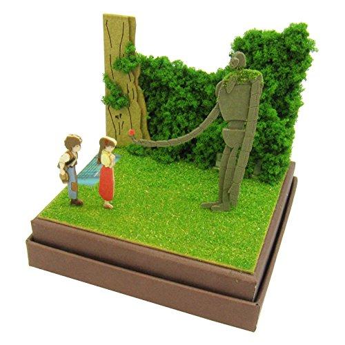 Sankei Studio Ghibli Мини-замок в небе Лапута Робот-солдат, Сита и Пазу Бумажная модель без масштаба MP07-19