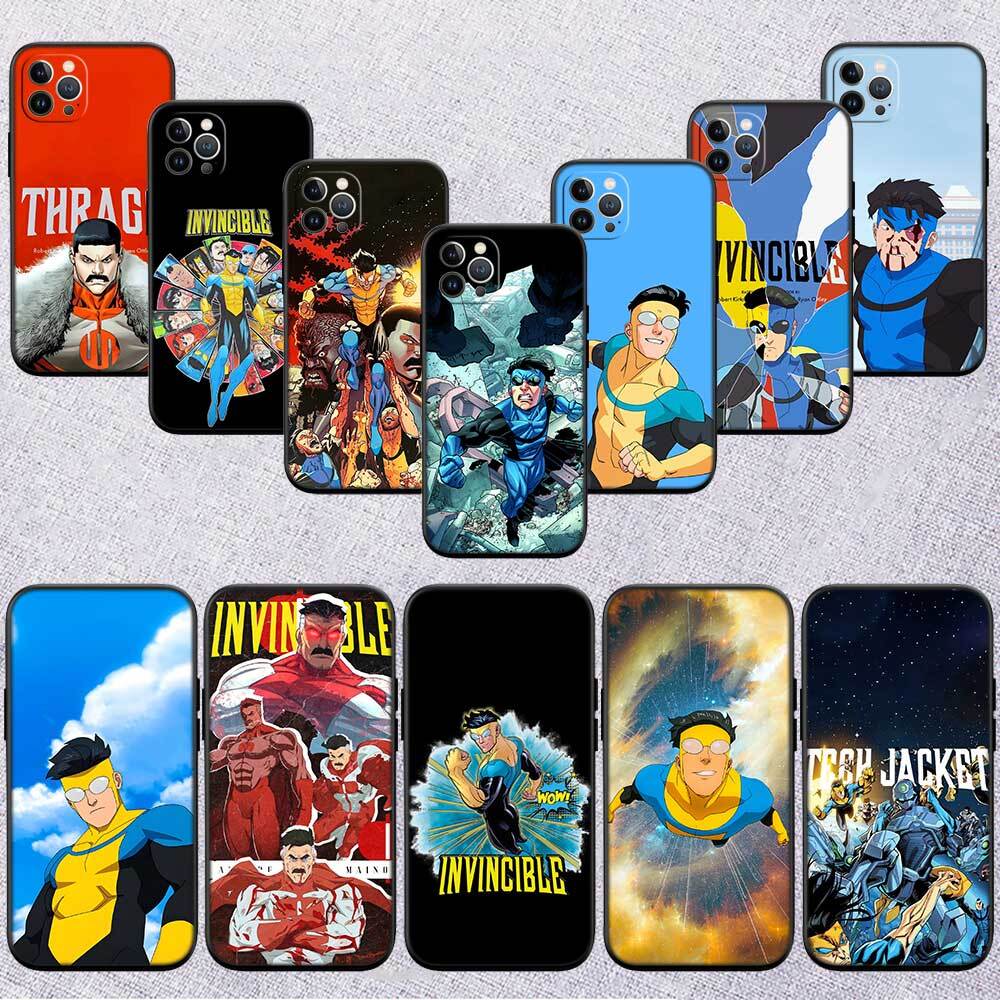 I-Invincibles Shockproof Phone Case for iPhone 6 6s 7 8 11 12 13 14 15 16 17 16E XS Pro Max XR X SE Air