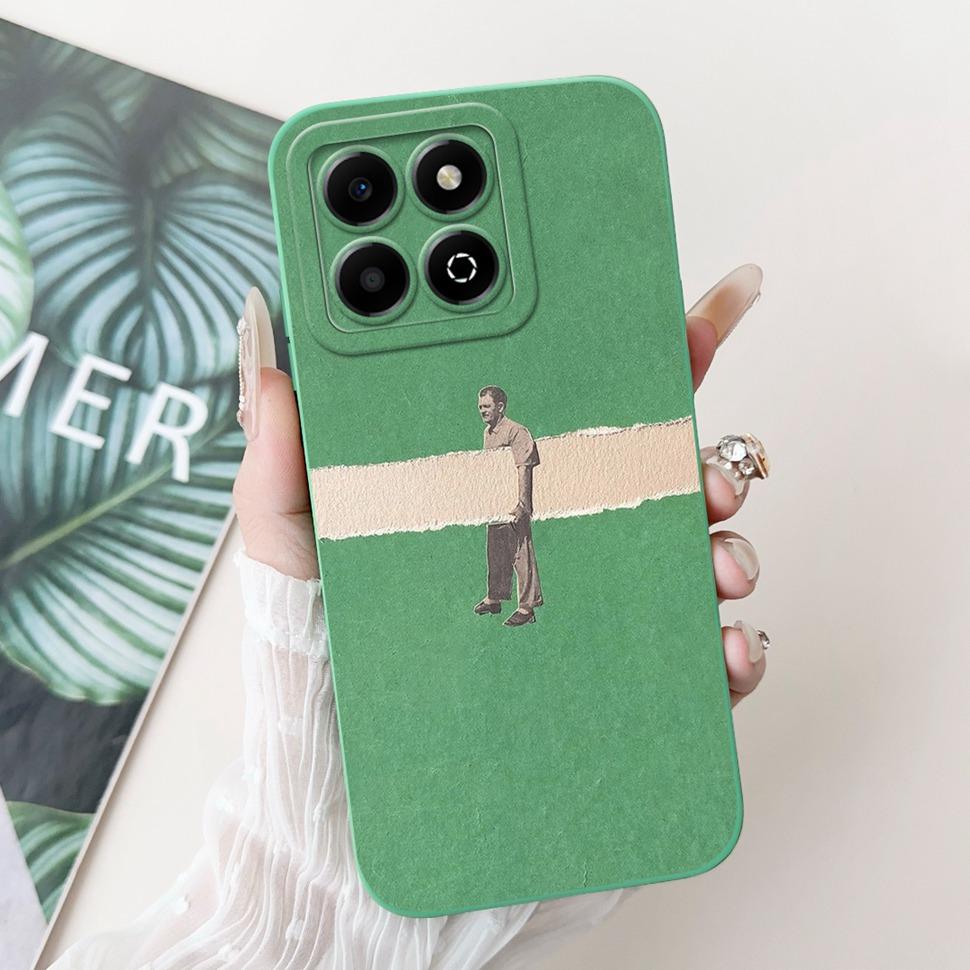 Colorful Flower Case For Honor X6b Coque Silicone Soft Cover For Huawei Honor X 6b 6a X6A Phone Cases Covers Bumper