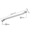 Uxcell Metric Offset Double Chrome 6mm X 7mm 12-Point Open-End Wrench, Plated, Cr-V,