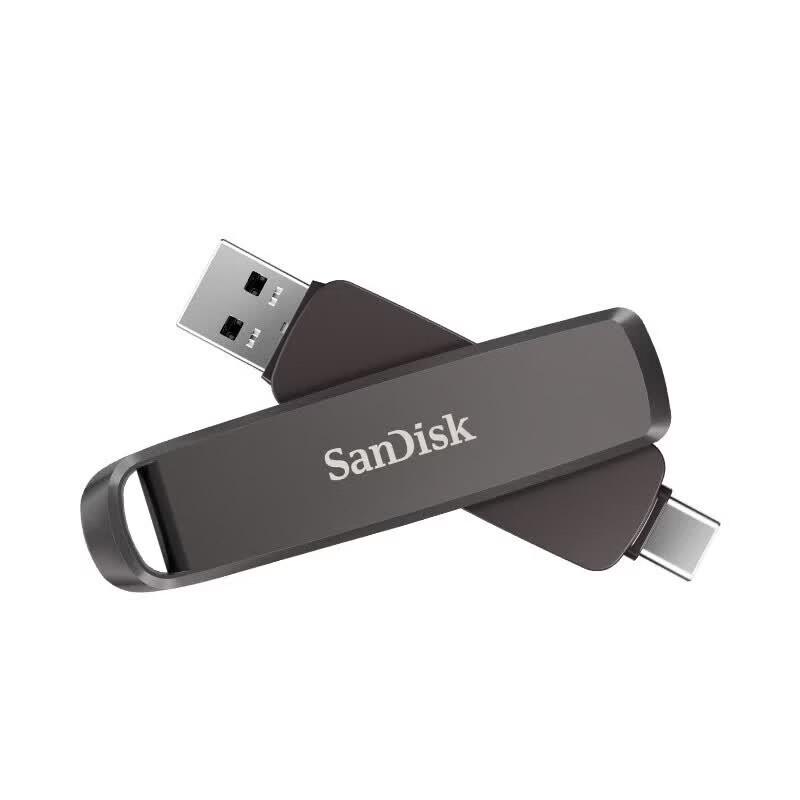 SanDisk USB3.2 Type-C флеш-накопитель SSD DDE1 с двойным интерфейсом