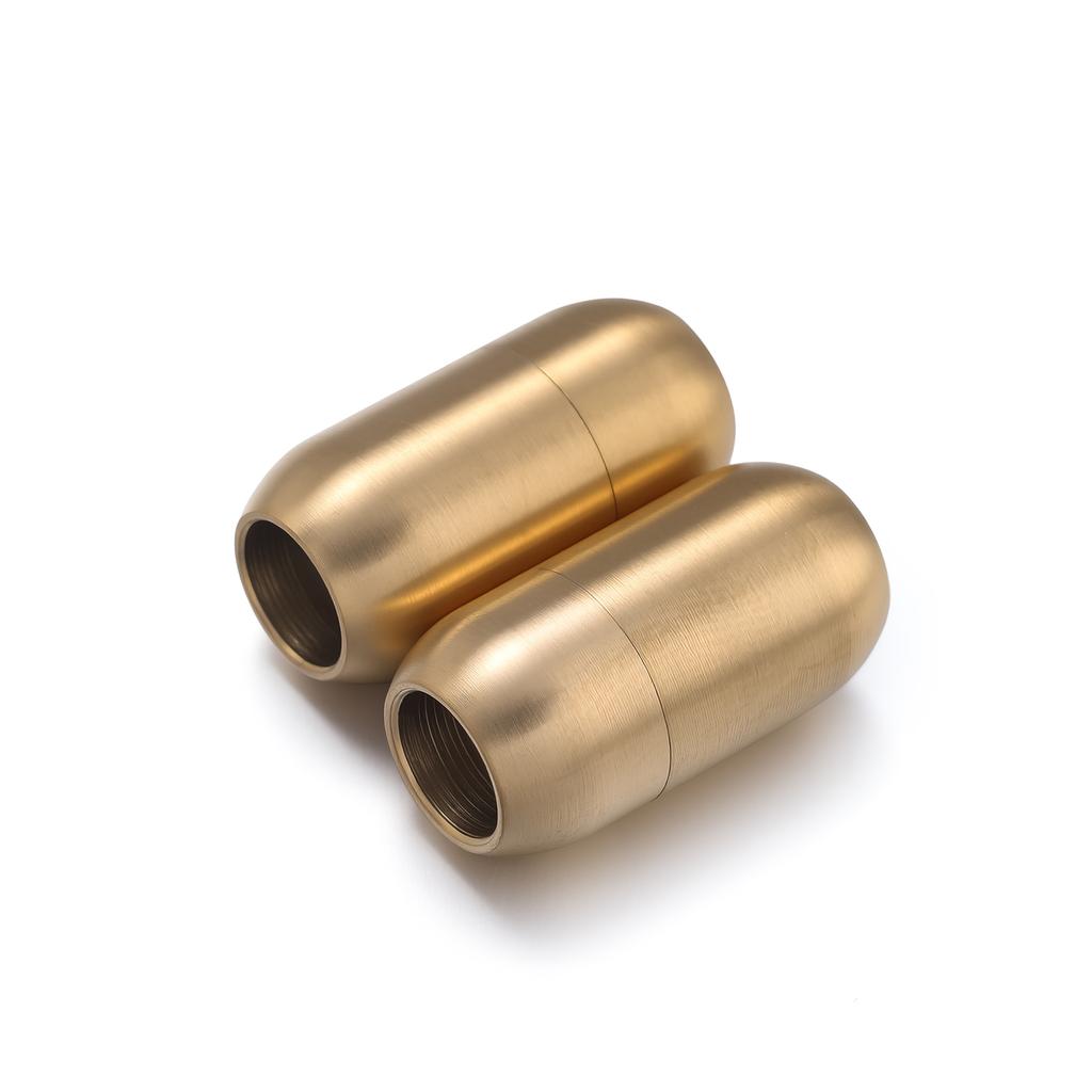 1pc Stainless Steel 7-12mm Magnetic Clasps Leather Cord Bracelet Magnet Lace Buckle Necklace DIY Connectors Jewelry Making