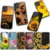 Cover Sunflower Flower Painted Yellow for Samsung Galaxy S25 S24 S22 S23 FE Ultra Plus A56 A05 A06 A15 A16 A55 S7 Edge Case