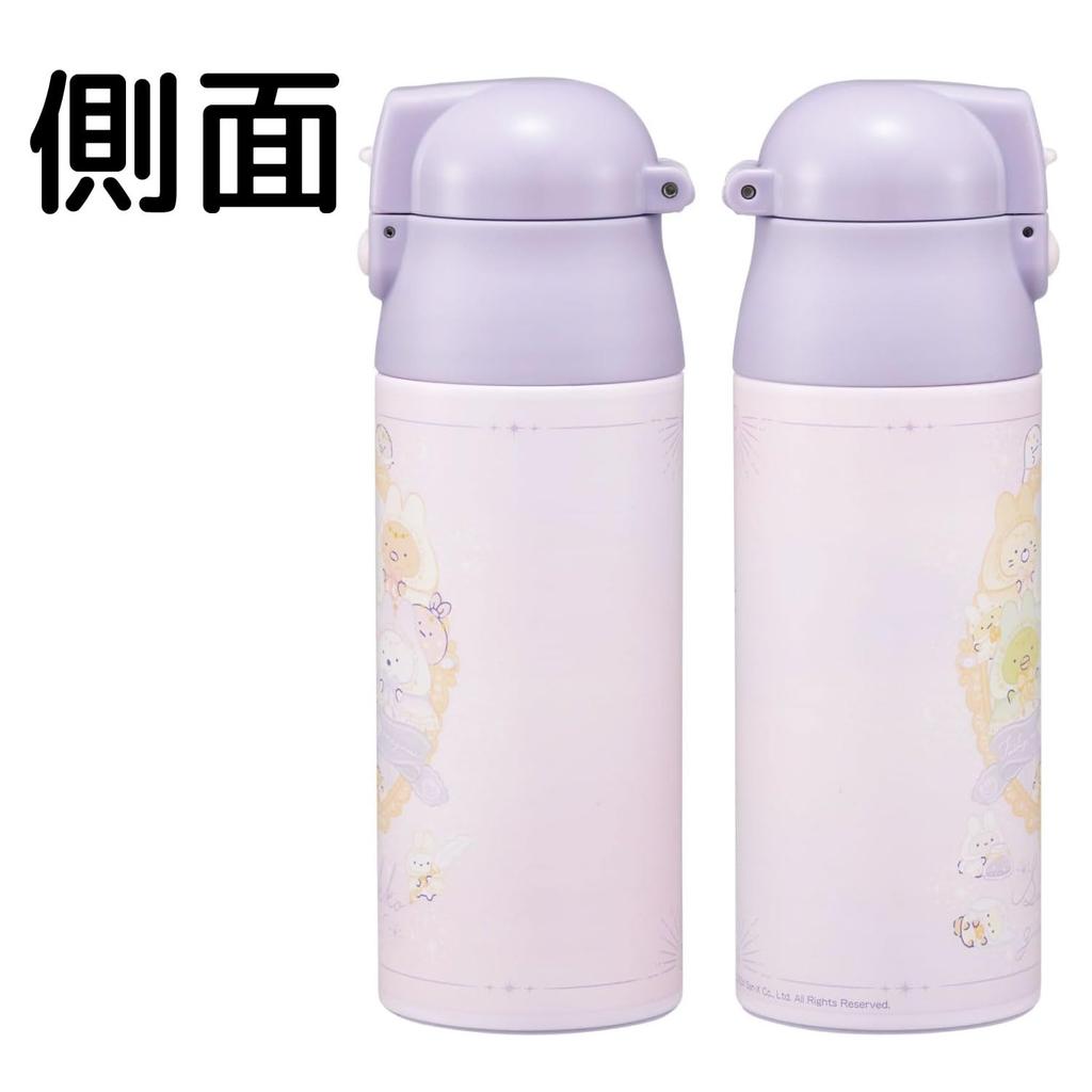 Skater 360ml Stainless Steel Mug Bottle with Insulated Water Sumikkogurashi Charm Bottle, SDPC4-A