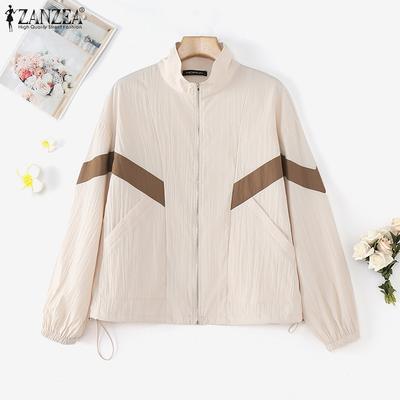 Женские повседневные кардиганы с воротником-стойкой и свободными рукавами